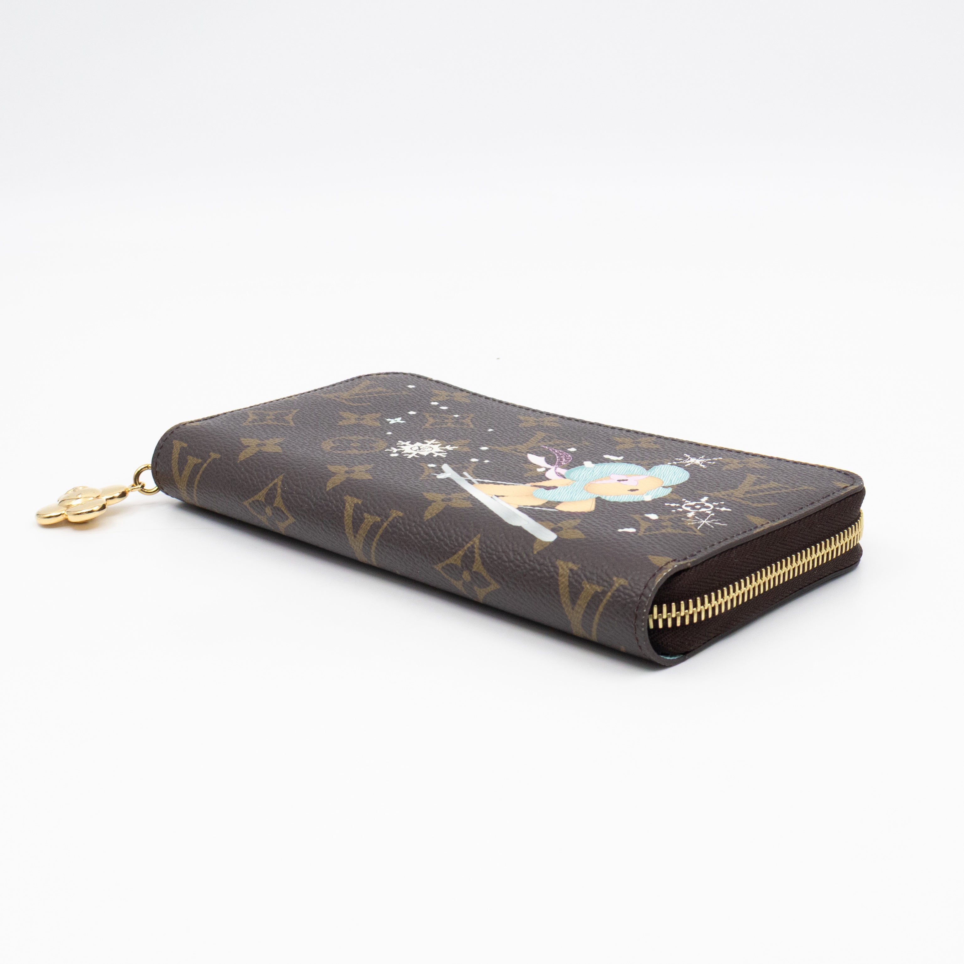 Zippy Wallet Snow Show Monogram