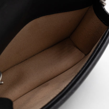 Dionysus Super Mini Black Suede Leather