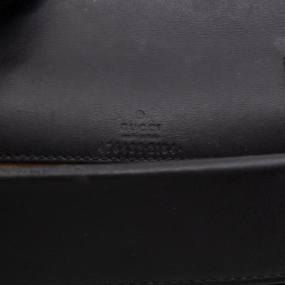 Dionysus Super Mini Black Suede Leather