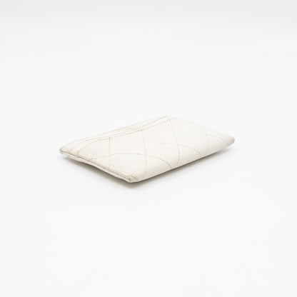 Classic Card Holder White Caviar Gold