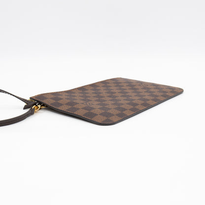 Neverfull Pochette Damier Ebene Rose Ballerine