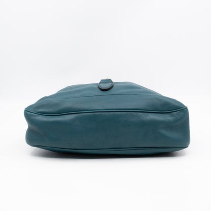 Jackie Medium Hobo Bag Turquoise Leather