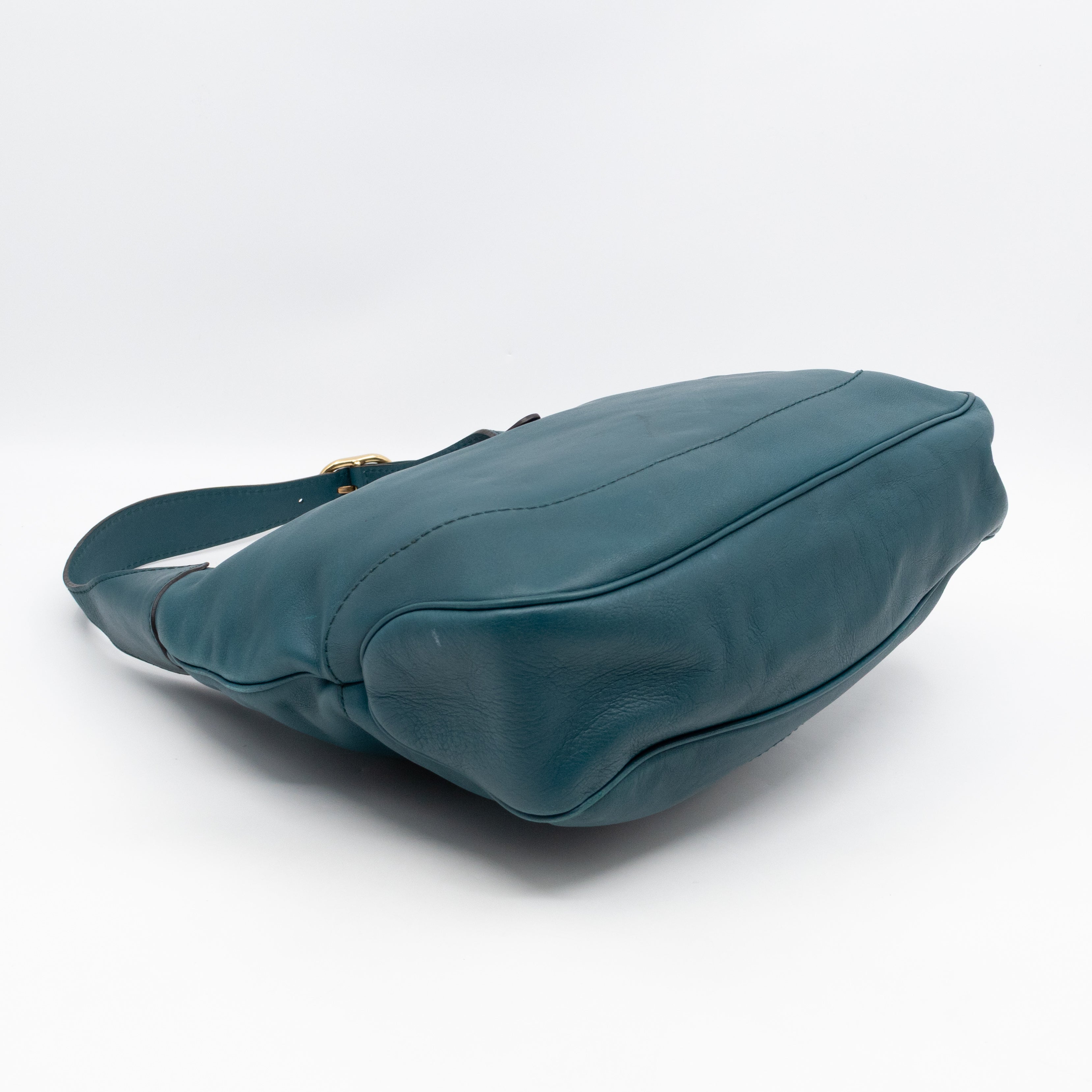 Jackie Medium Hobo Bag Turquoise Leather