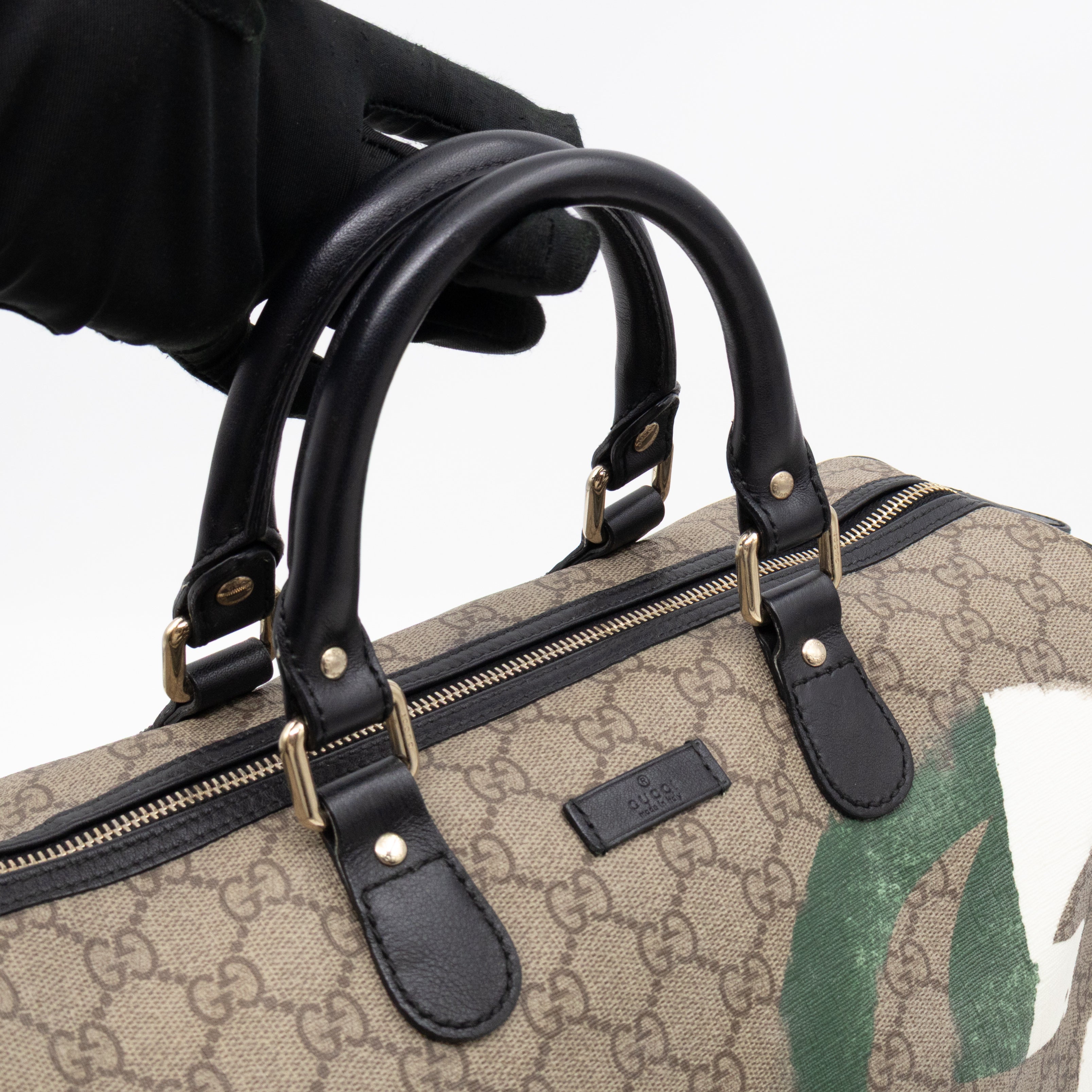 Unicef Joy Boston Bag GG Supreme Canvas