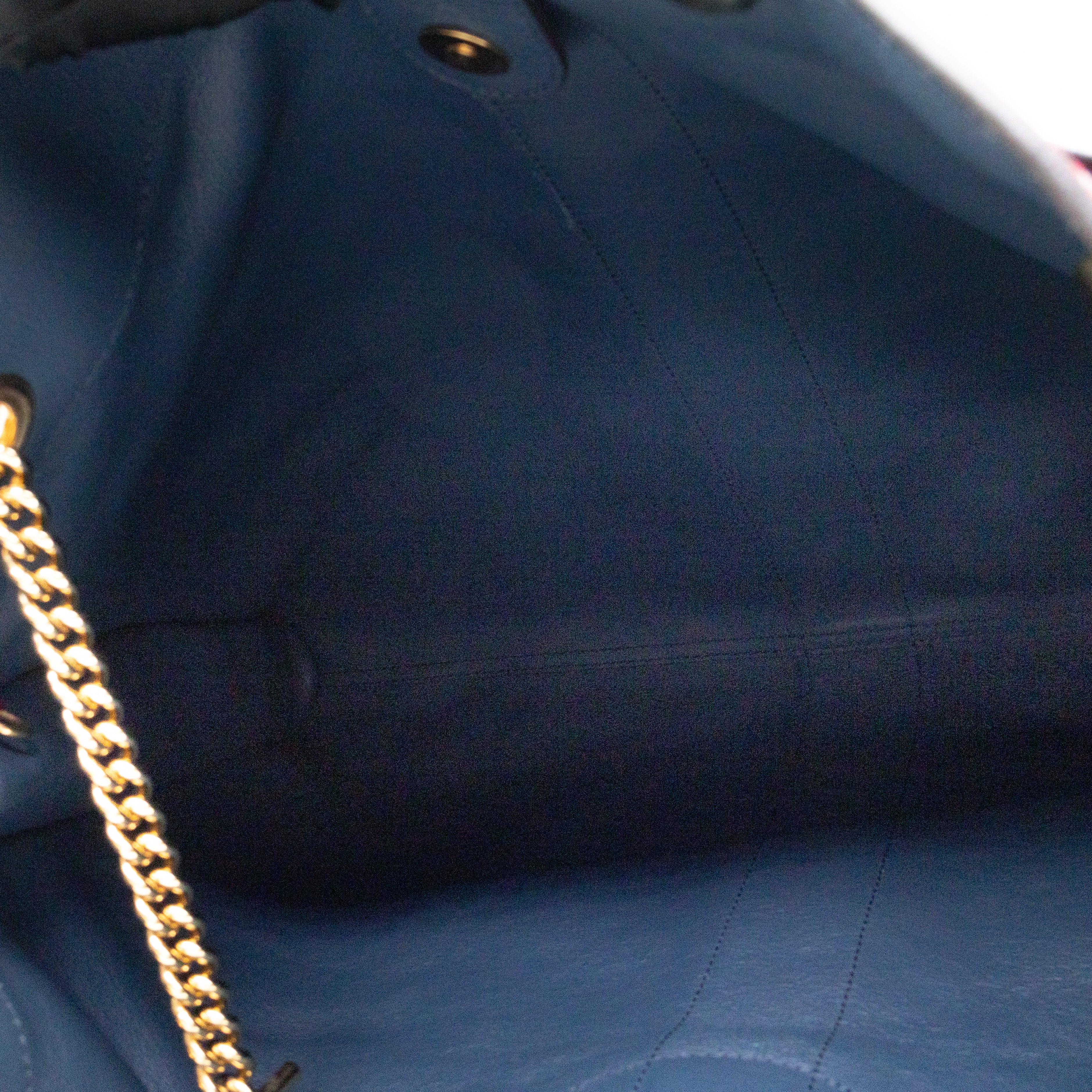 Rajah Tote Large Bag Blue Suede