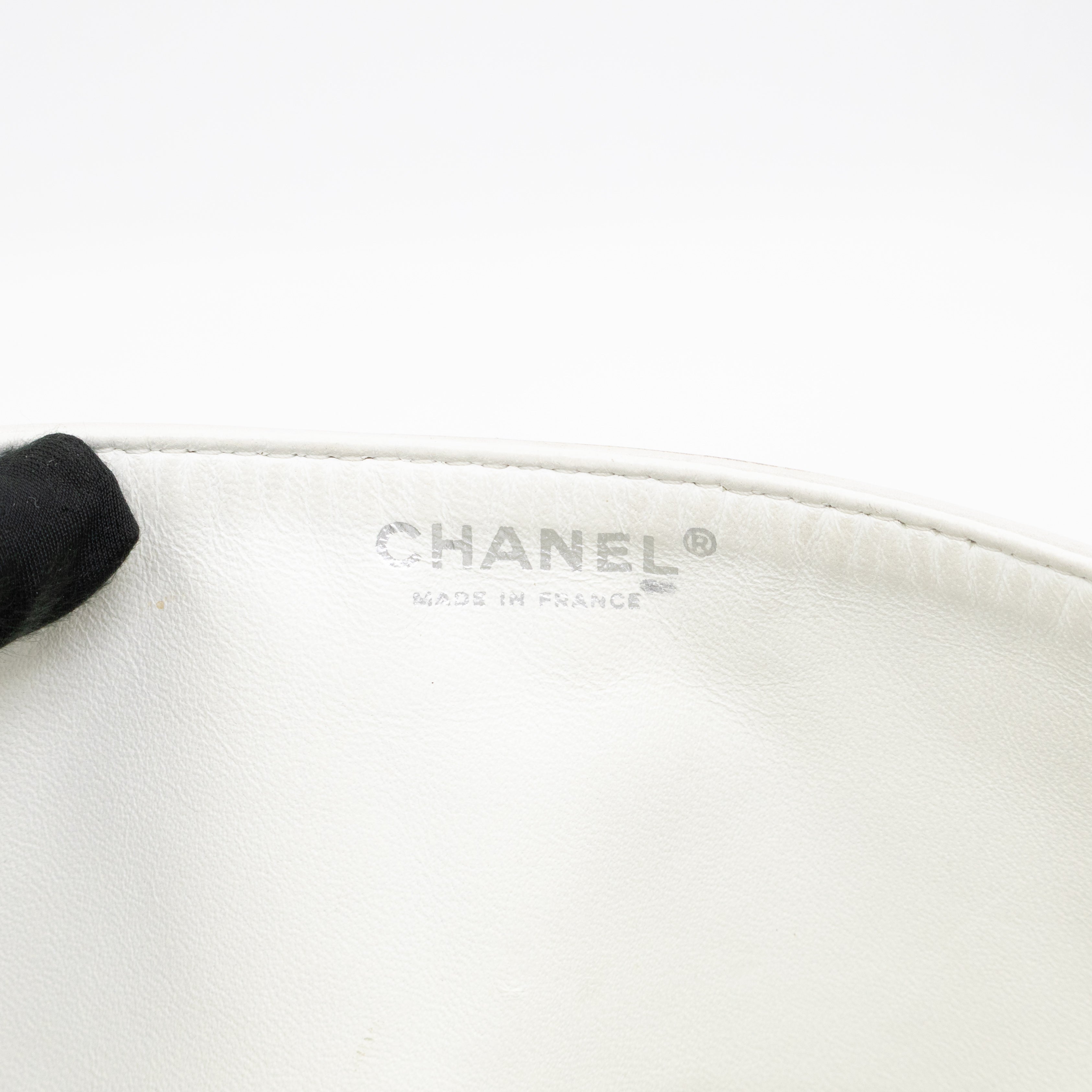 2.55 Reissue 228 Double Flap Bag White Leather