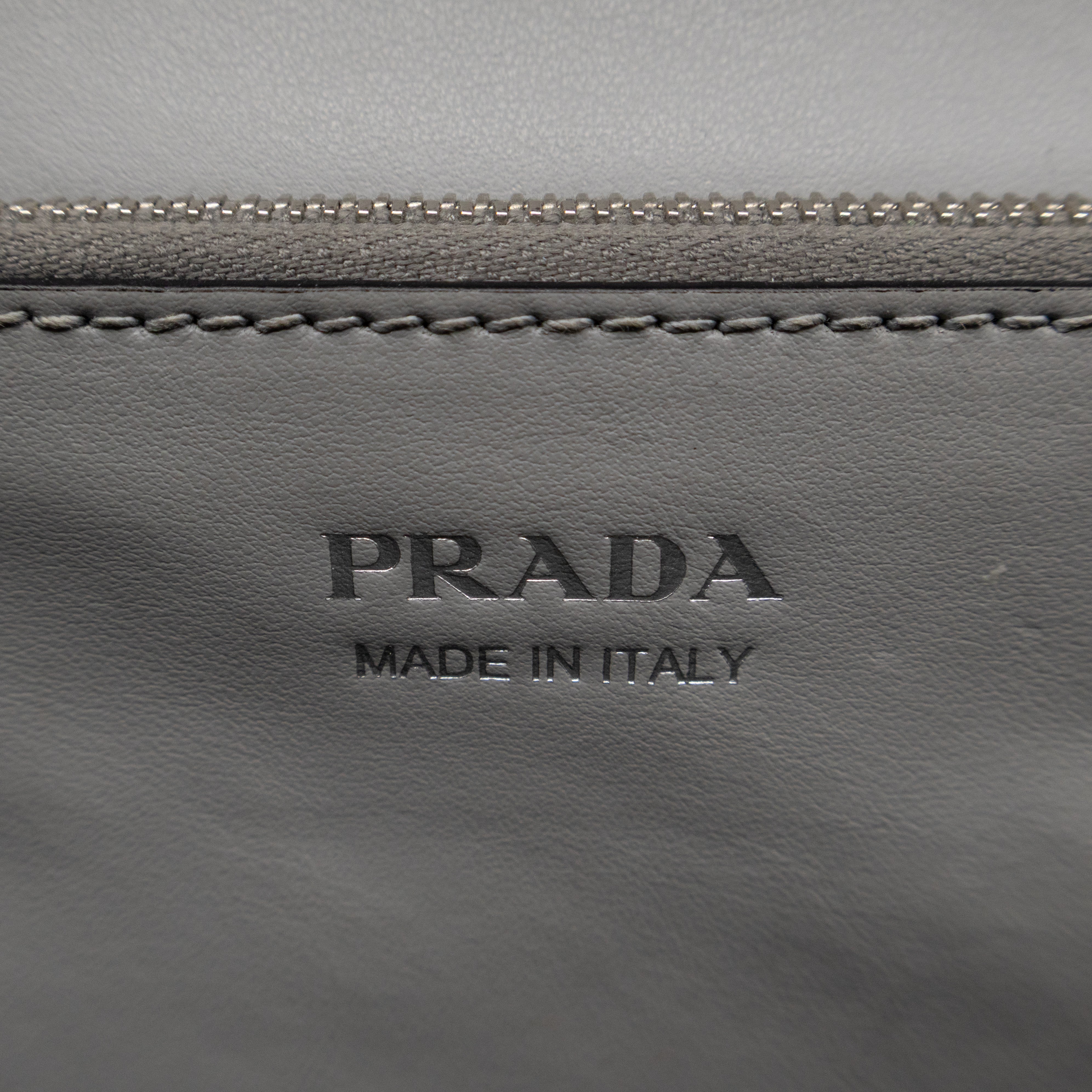 Elektra Studded Small Crossbody Bag Grey Leather