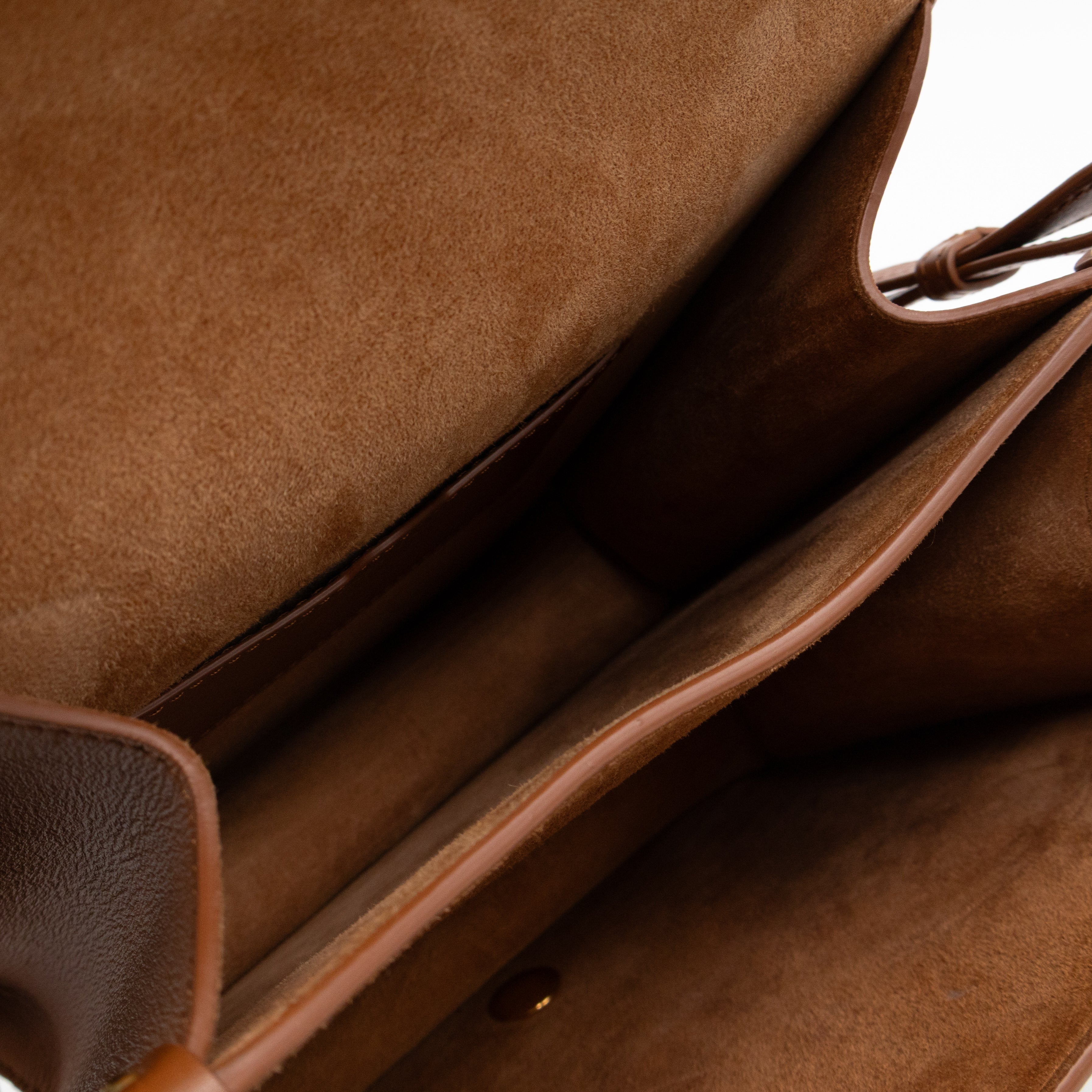 Bobby Frame Flap Bag Medium Tan Leather