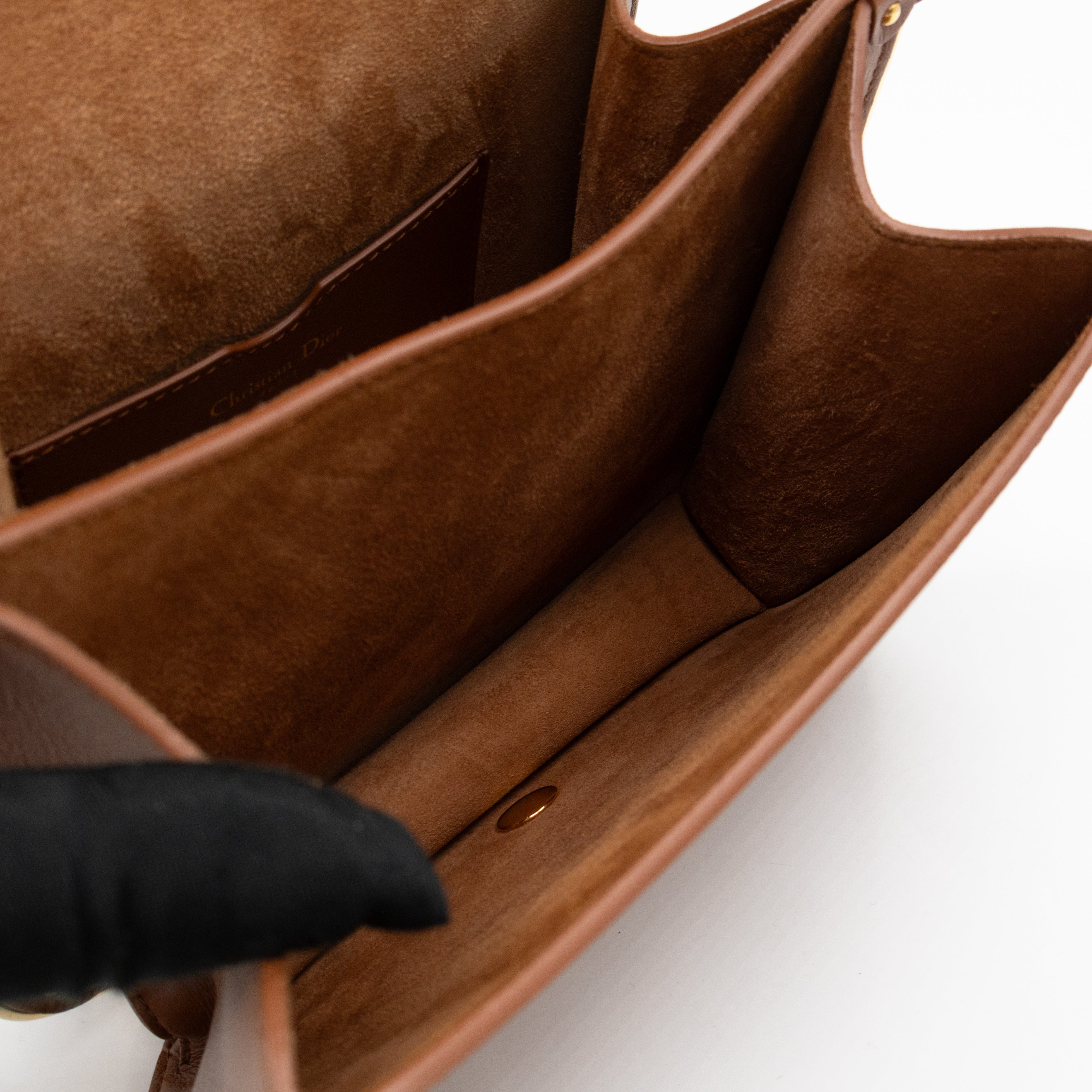 Bobby Frame Flap Bag Medium Tan Leather