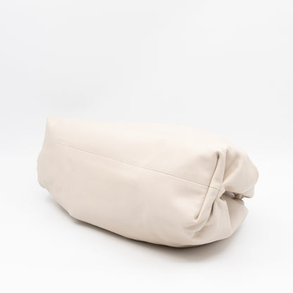 The Pouch Smooth Beige Leather