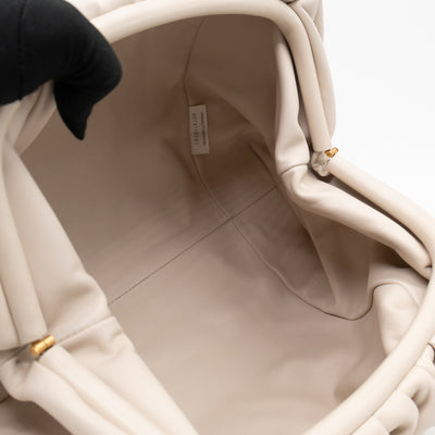 The Pouch Smooth Beige Leather