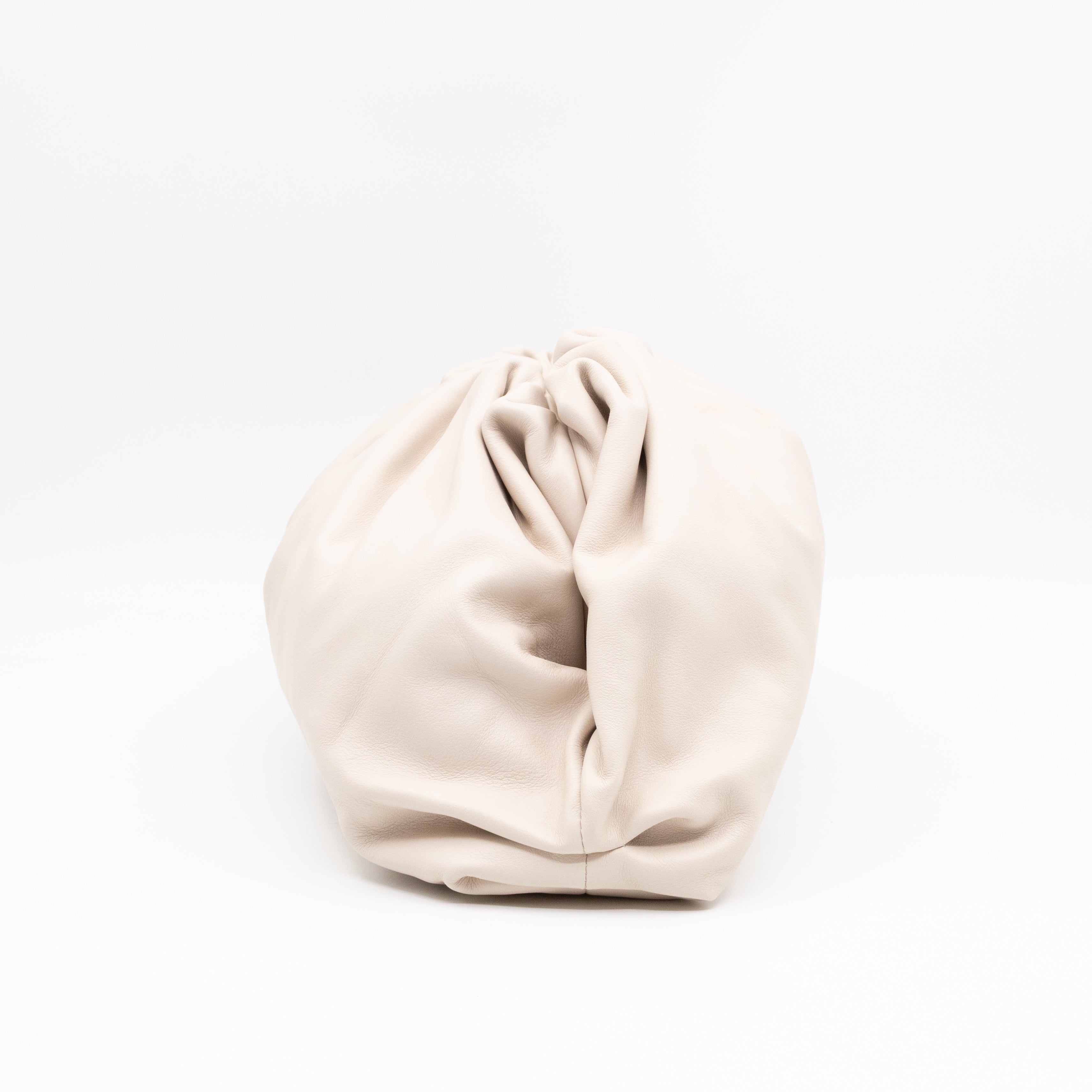 The Pouch Smooth Beige Leather