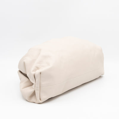 The Pouch Smooth Beige Leather