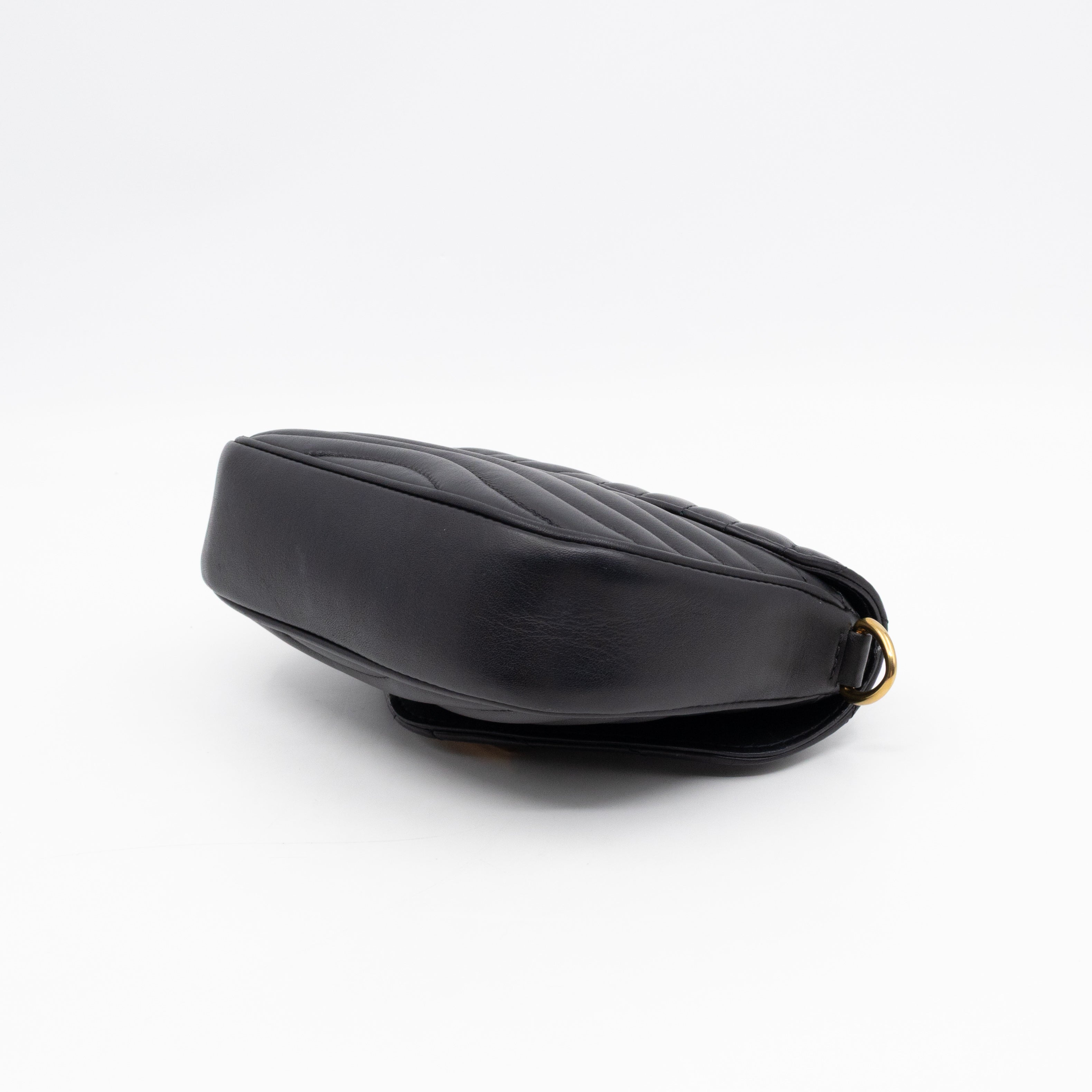 New Wave Multi Pochette Black Leather
