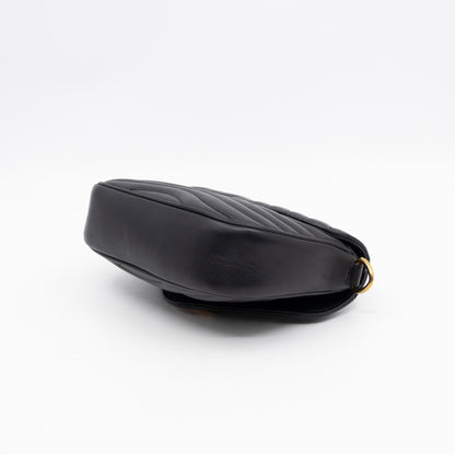 New Wave Multi Pochette Black Leather