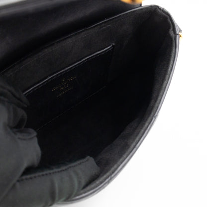 New Wave Multi Pochette Black Leather