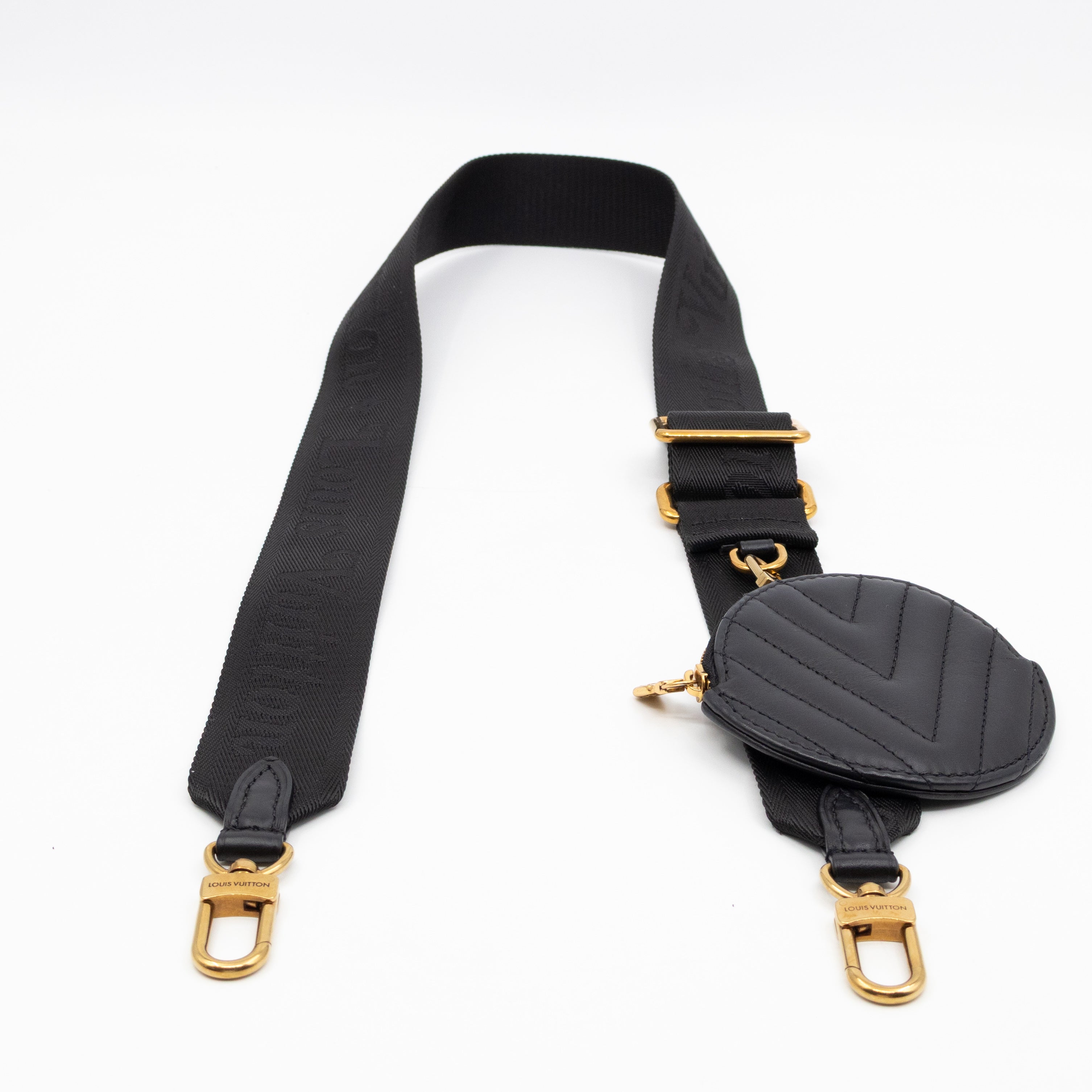 New Wave Multi Pochette Black Leather