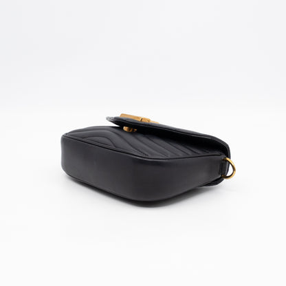 New Wave Multi Pochette Black Leather