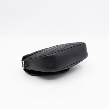 New Wave Multi Pochette Black Leather