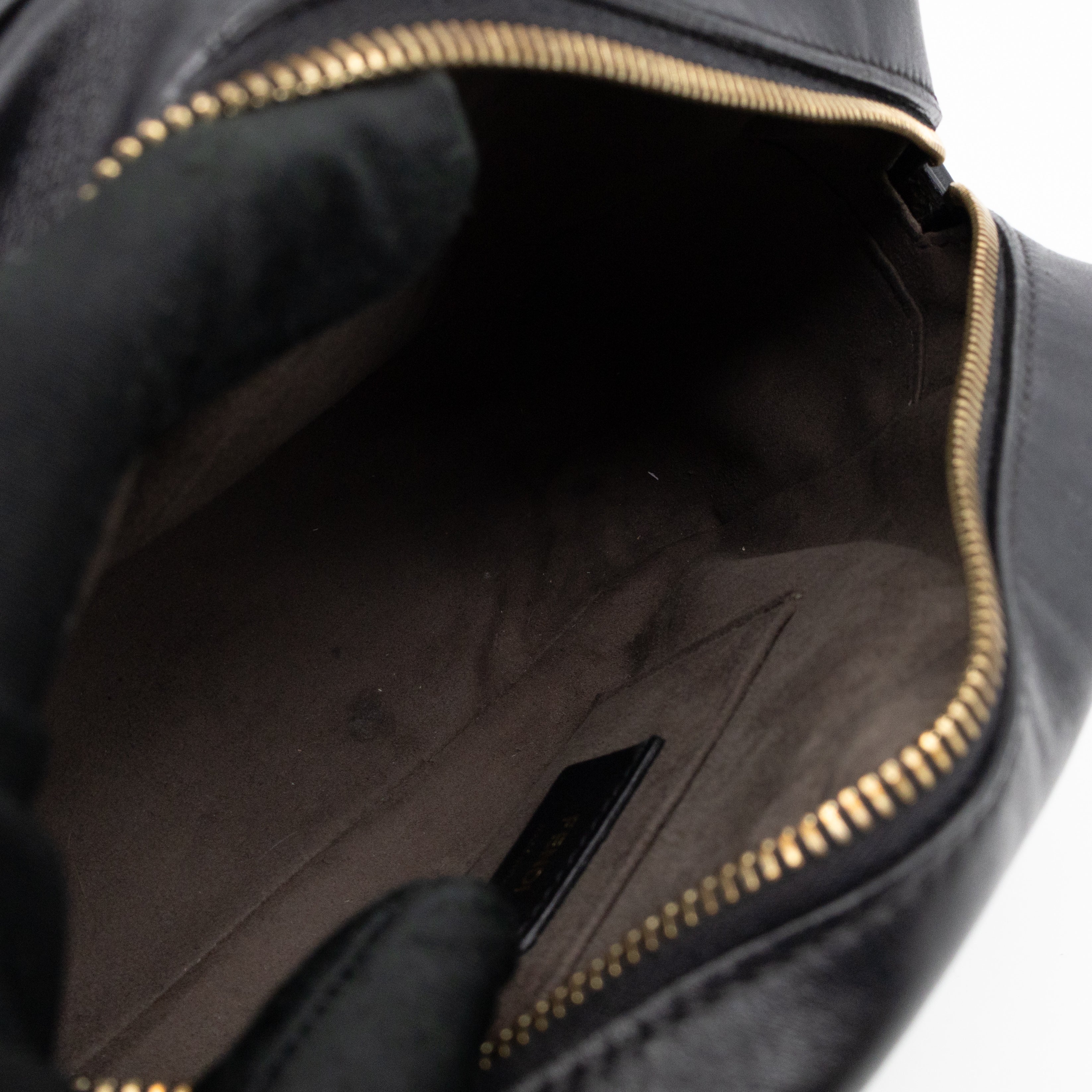 Camera Case Shoulder Bag Black Leather