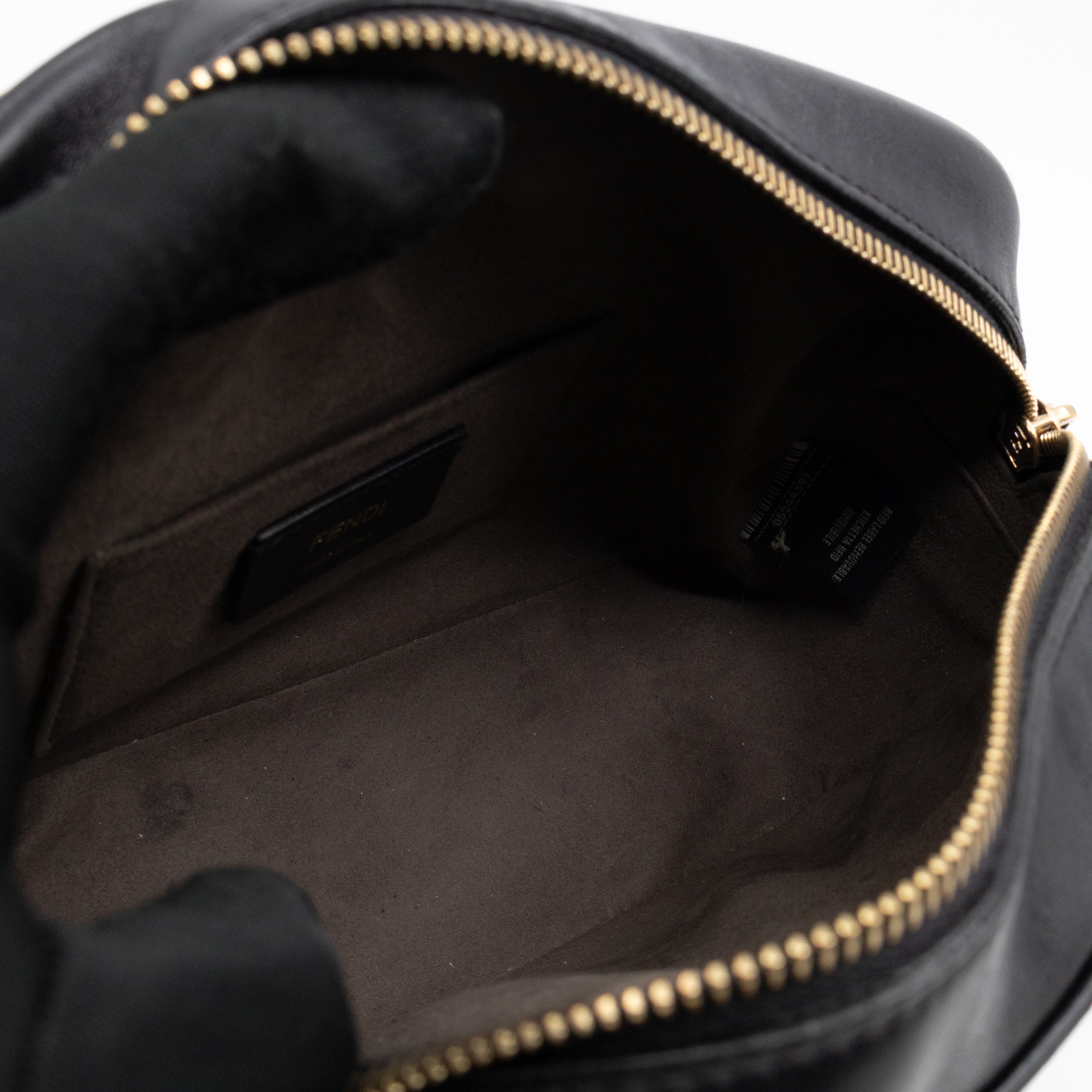 Camera Case Shoulder Bag Black Leather