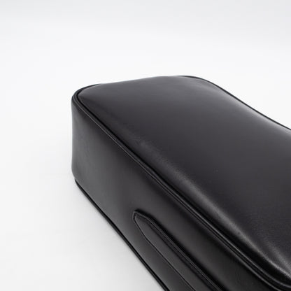 Camera Case Shoulder Bag Black Leather