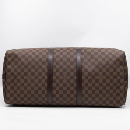 Keepall 55 Bandouliere Damier Ebene