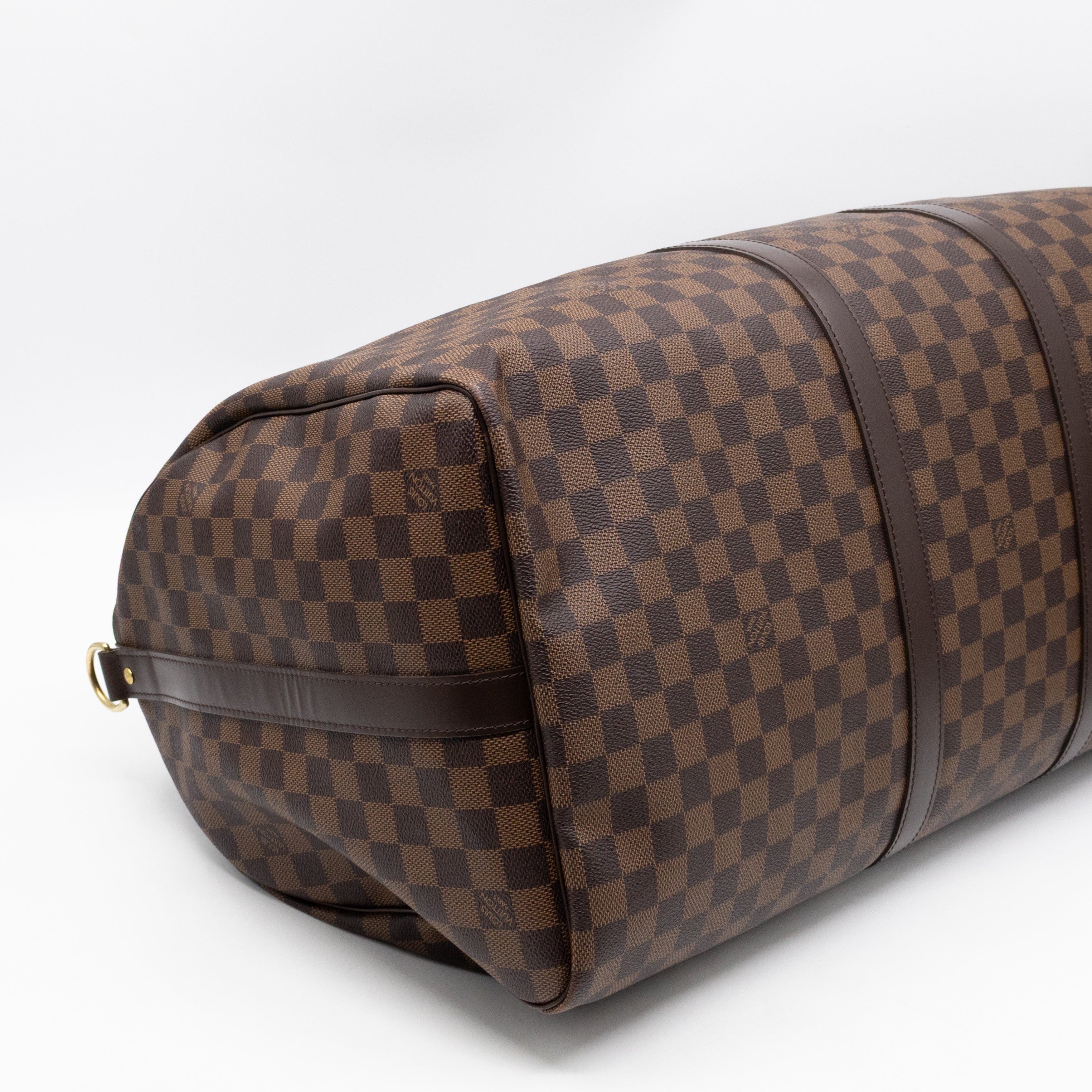Keepall 55 Bandouliere Damier Ebene