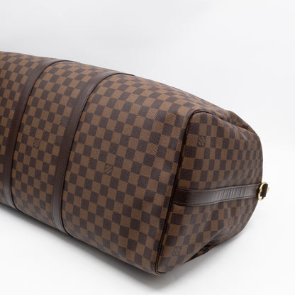 Keepall 55 Bandouliere Damier Ebene