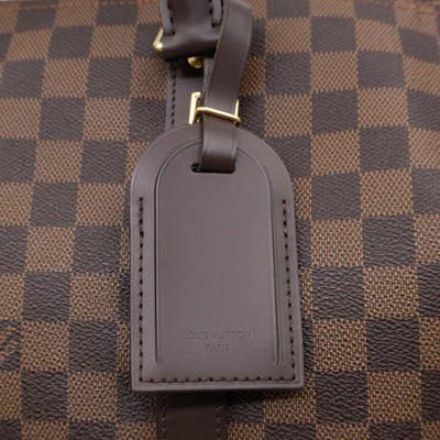Keepall 55 Bandouliere Damier Ebene