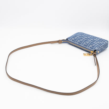 Baguette Pouch Blue Denim
