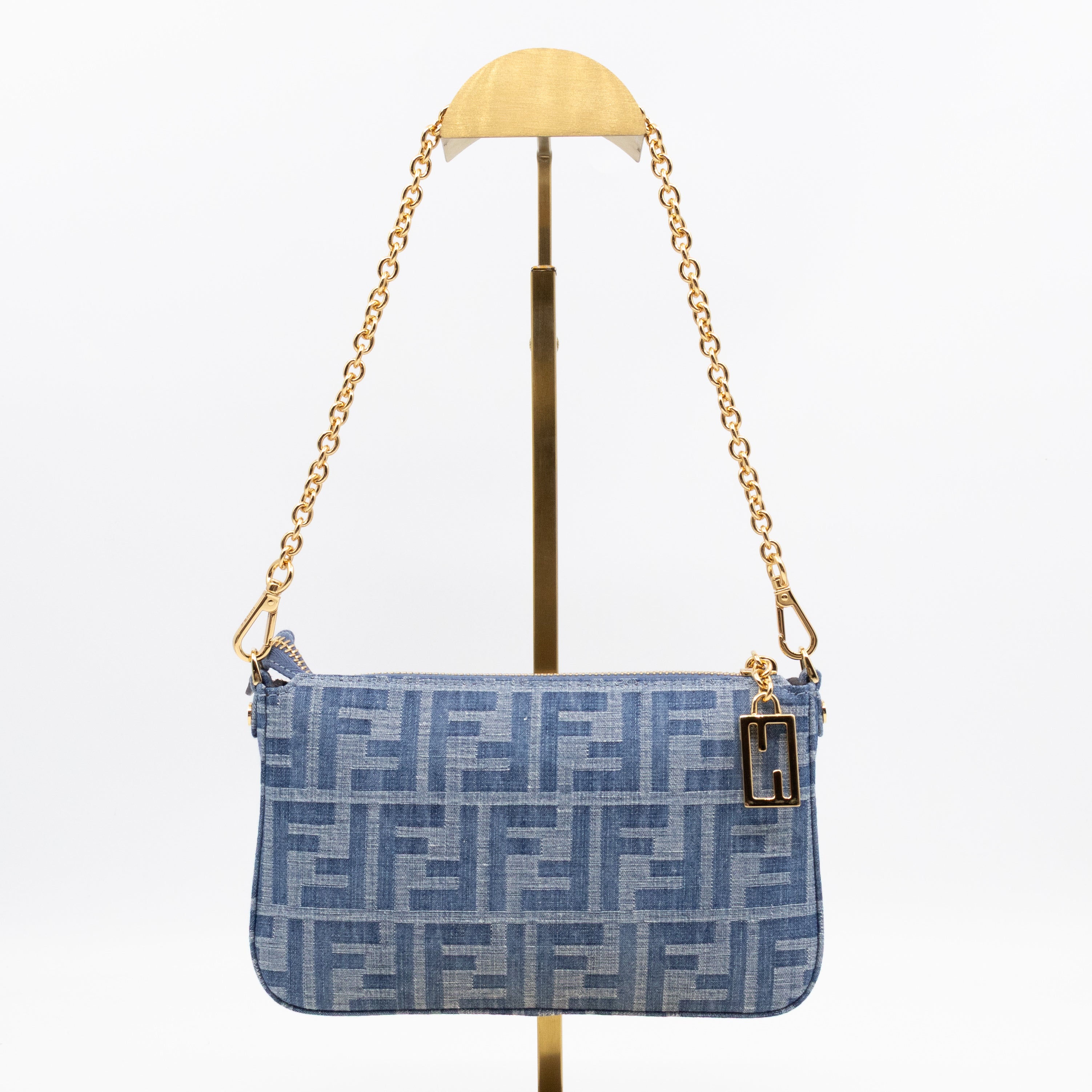 Baguette Pouch Blue Denim
