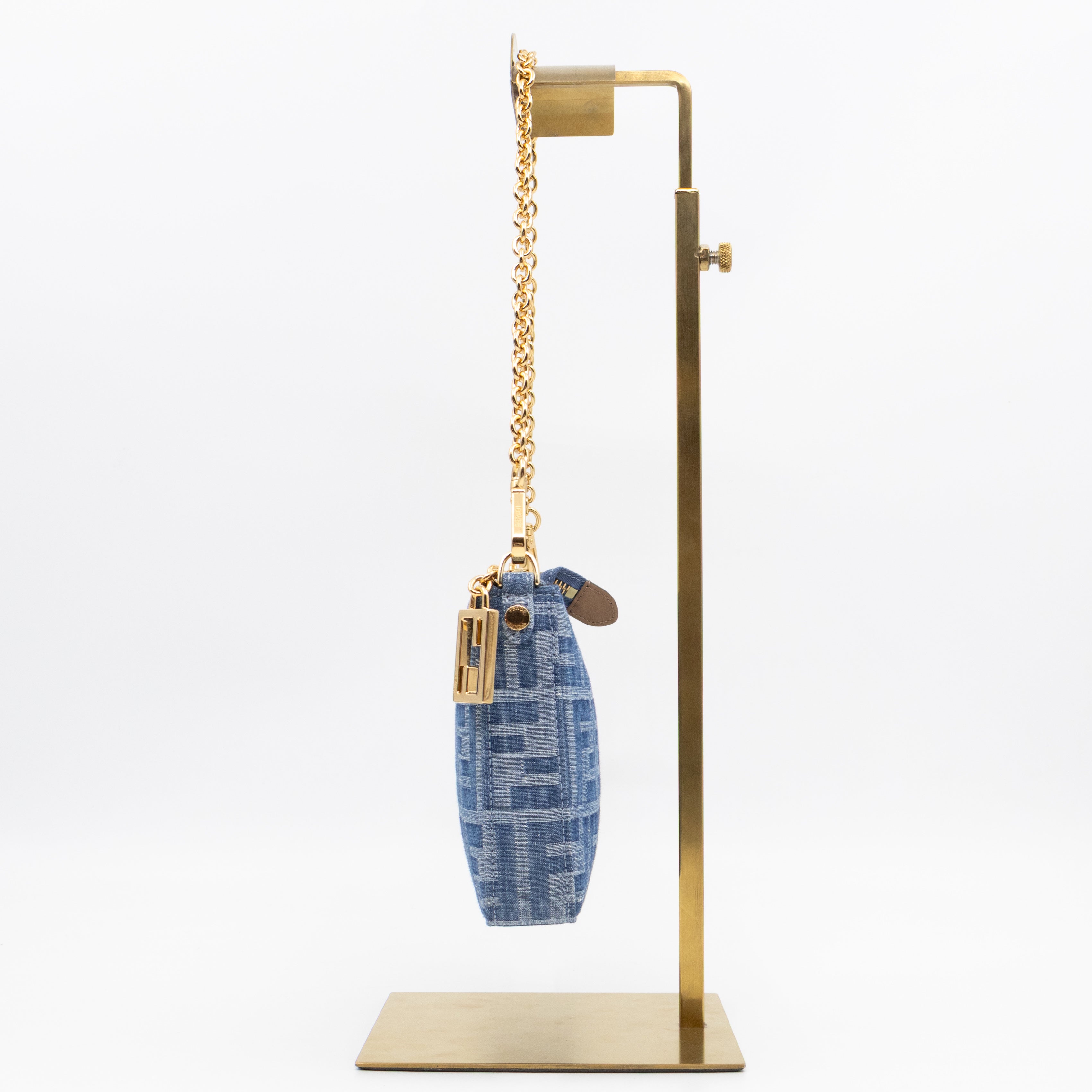 Baguette Pouch Blue Denim