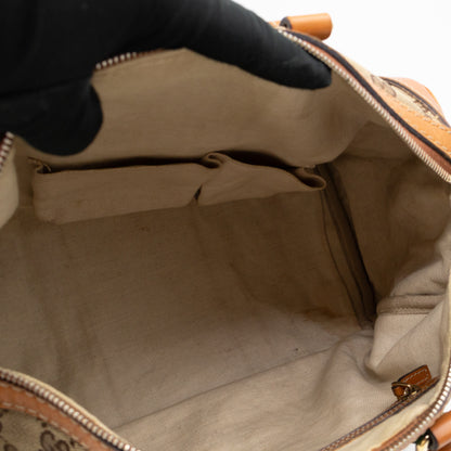 Web Boston Bag GG Supreme Orange