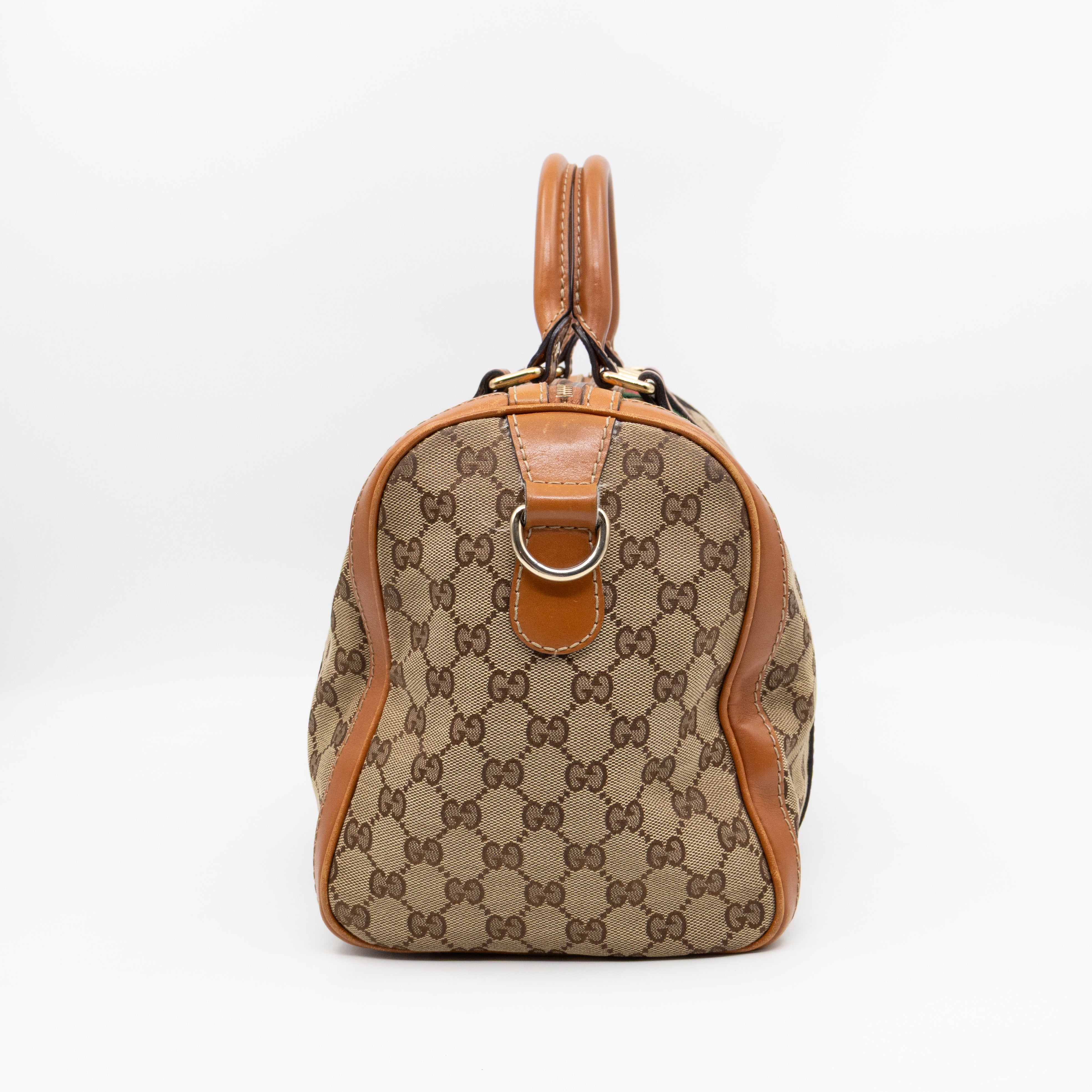 Web Boston Bag GG Supreme Orange