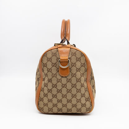Web Boston Bag GG Supreme Orange