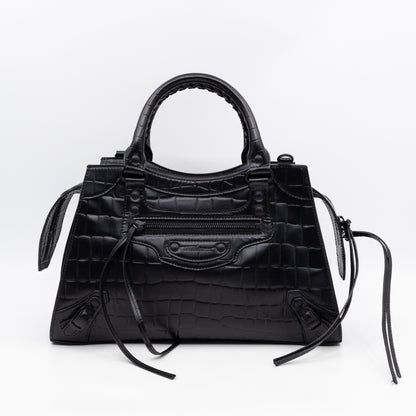 Neo Classic City Small Black Semi Shine Leather