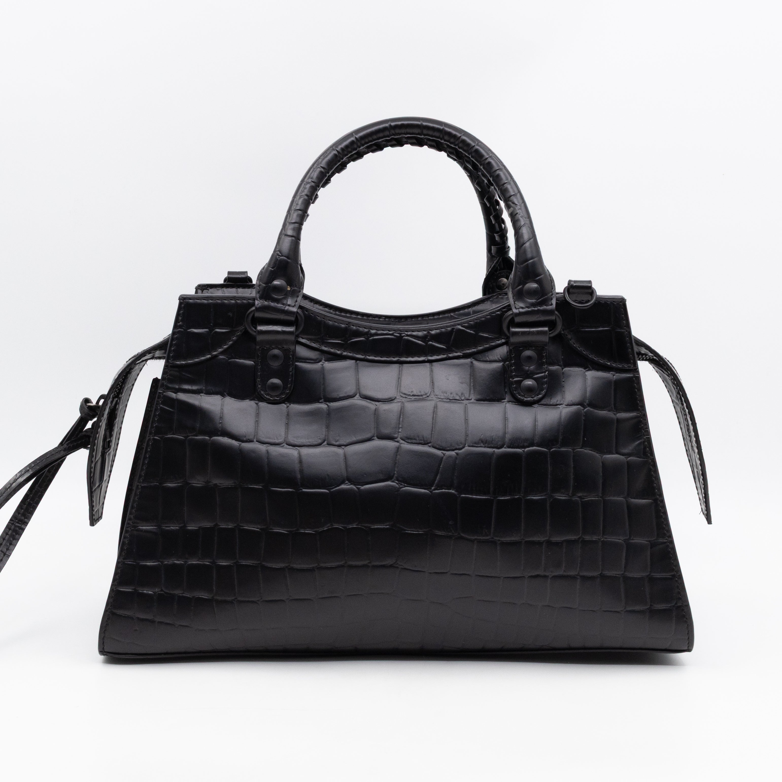 Neo Classic City Small Black Semi Shine Leather