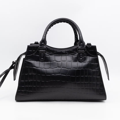 Neo Classic City Small Black Semi Shine Leather