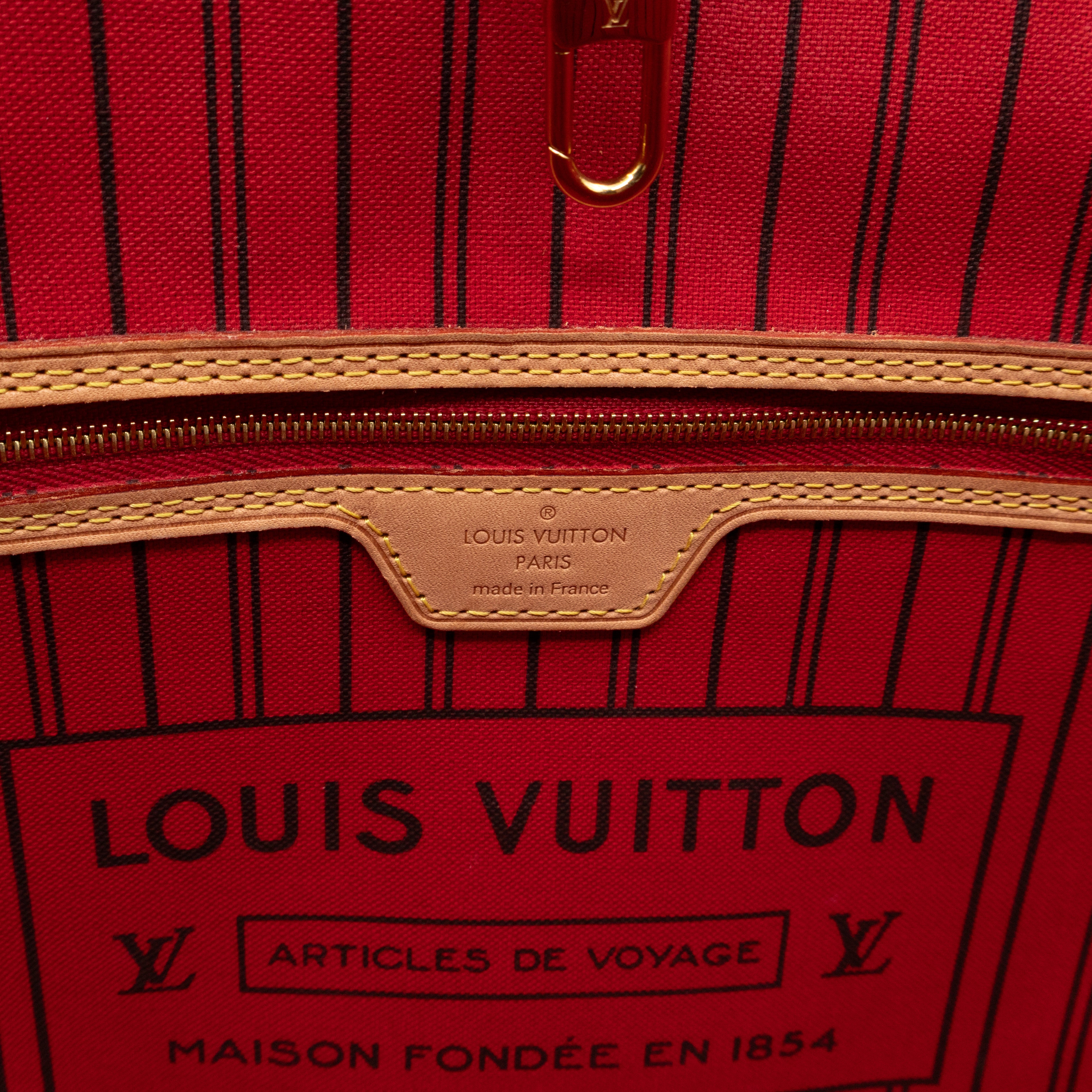 Neverfull MM Monogram Cerise