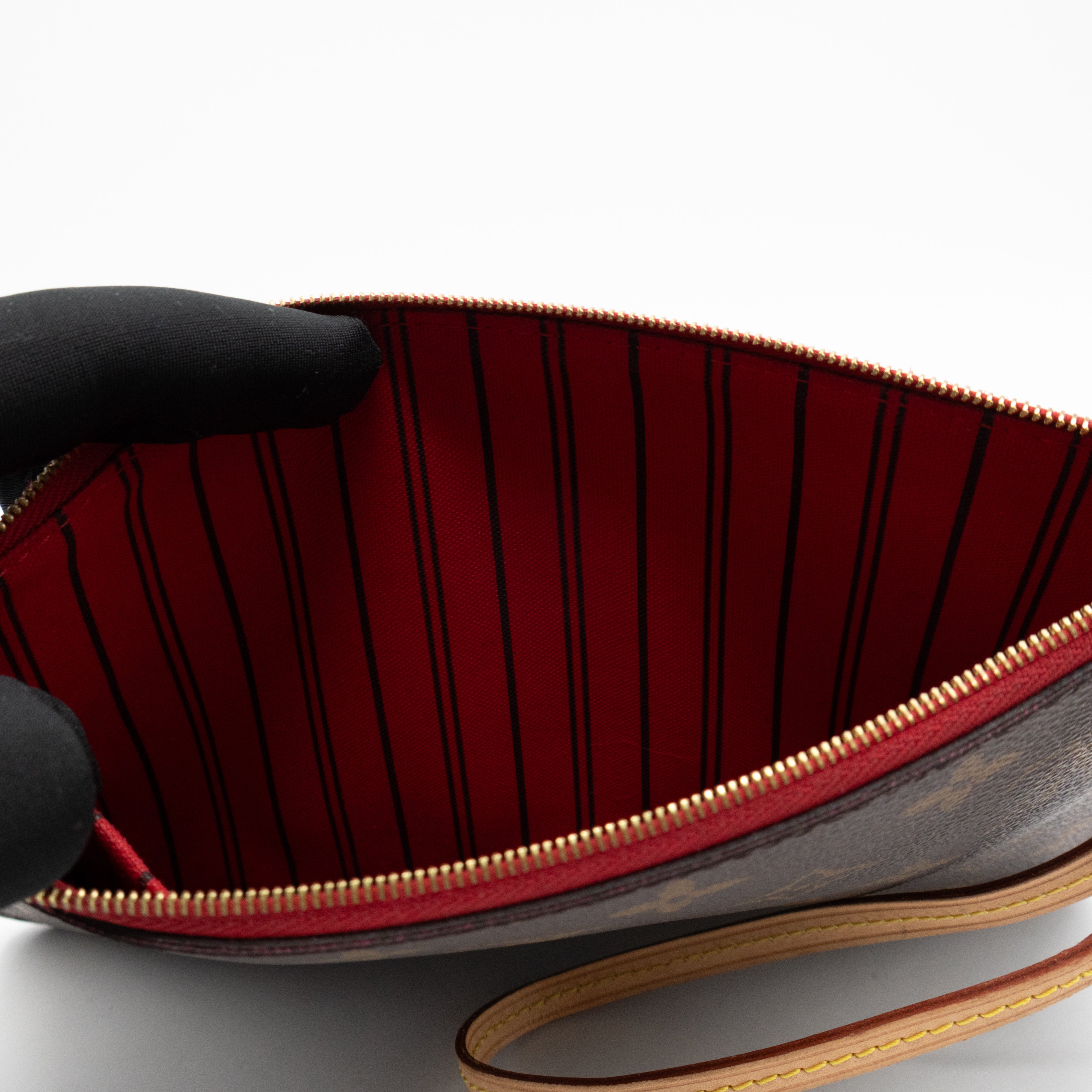 Neverfull Pochette Monogram Cerise