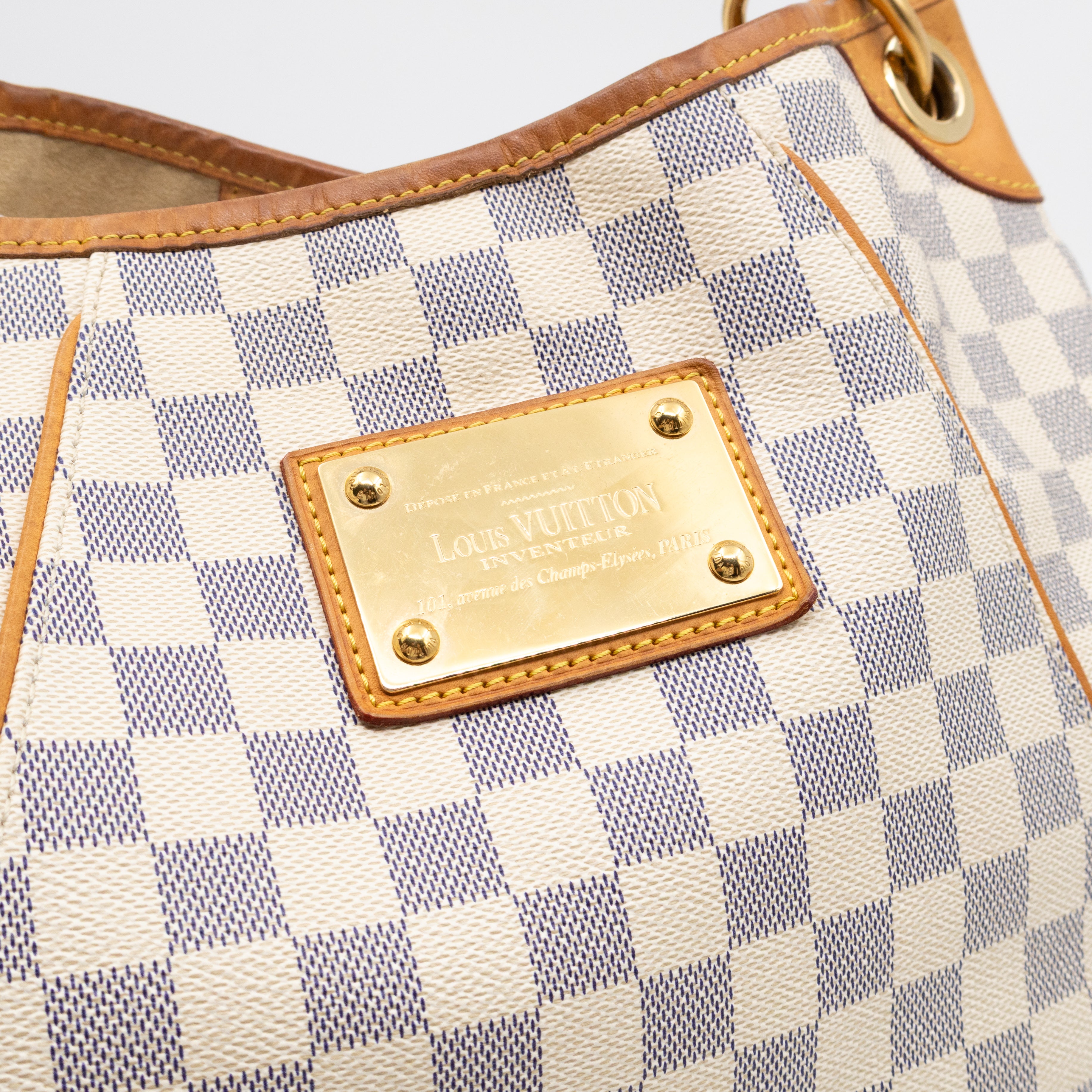 Galliera PM Damier Azur
