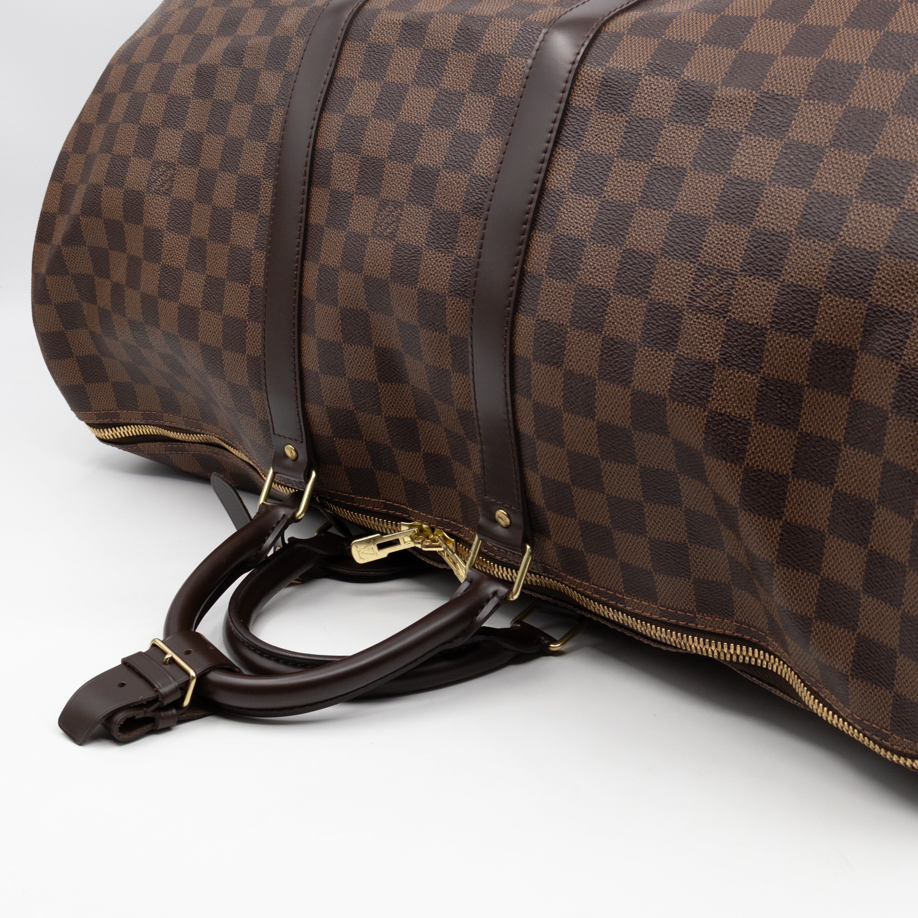 Keepall 55 Bandouliere Damier Ebene
