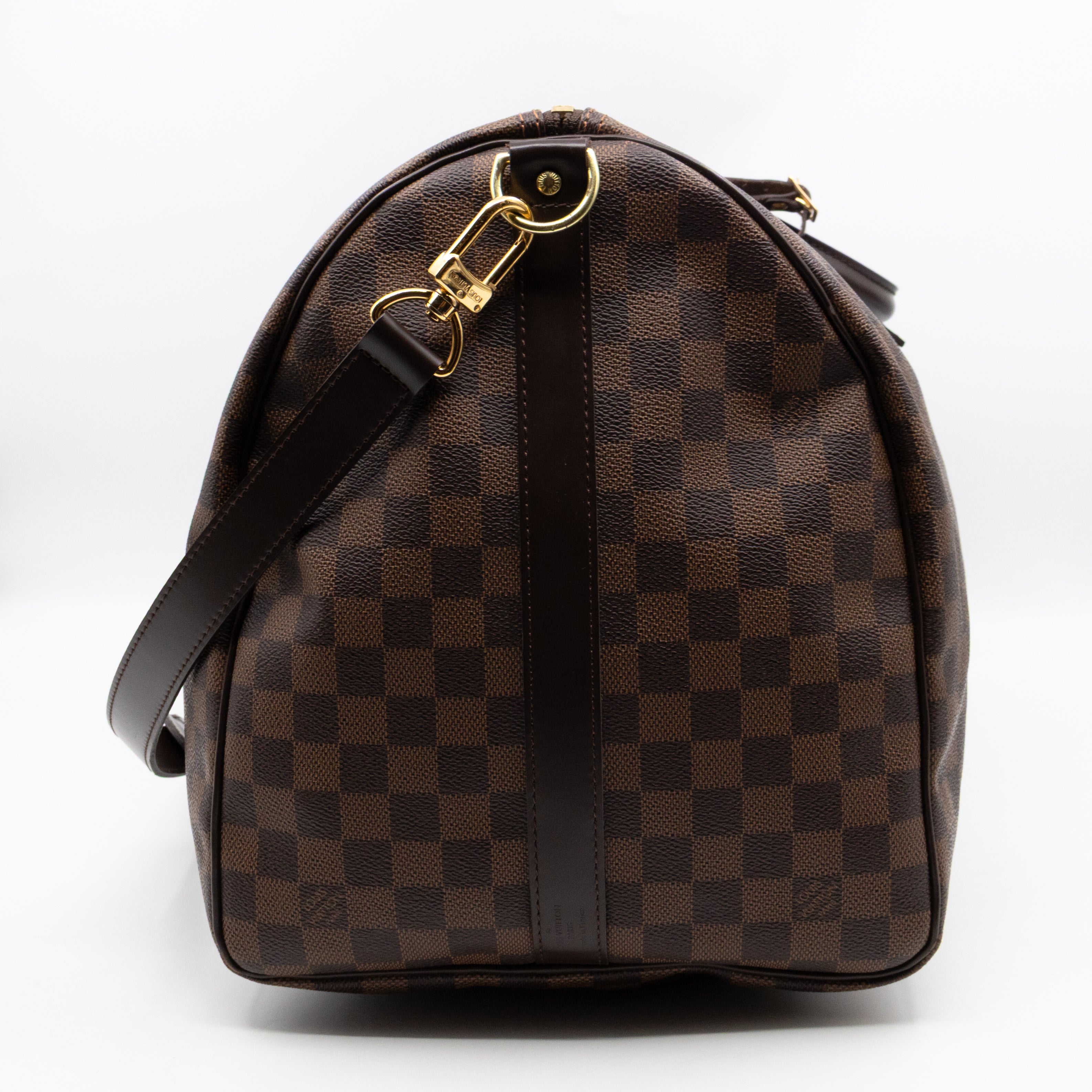 Keepall 55 Bandouliere Damier Ebene