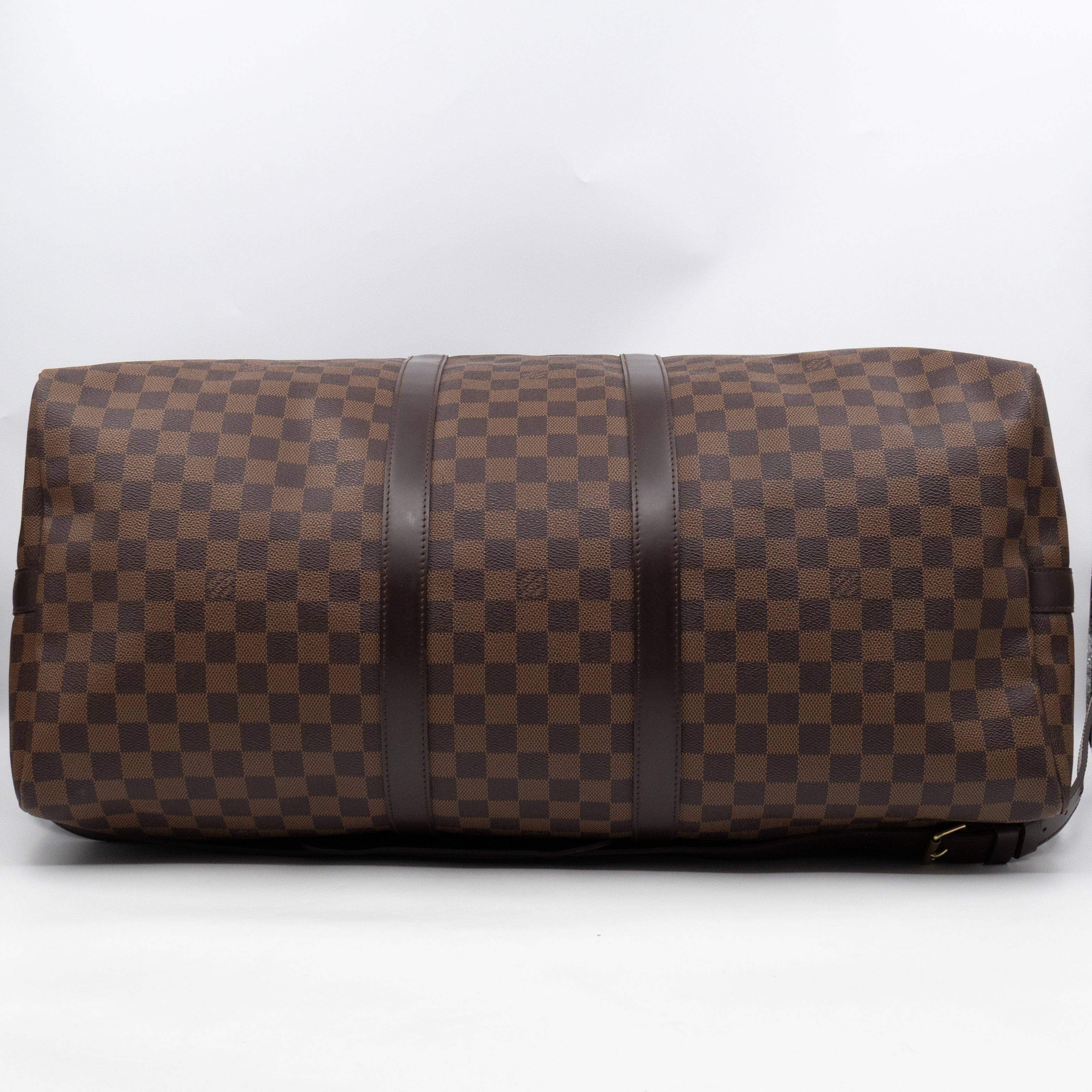 Keepall 55 Bandouliere Damier Ebene