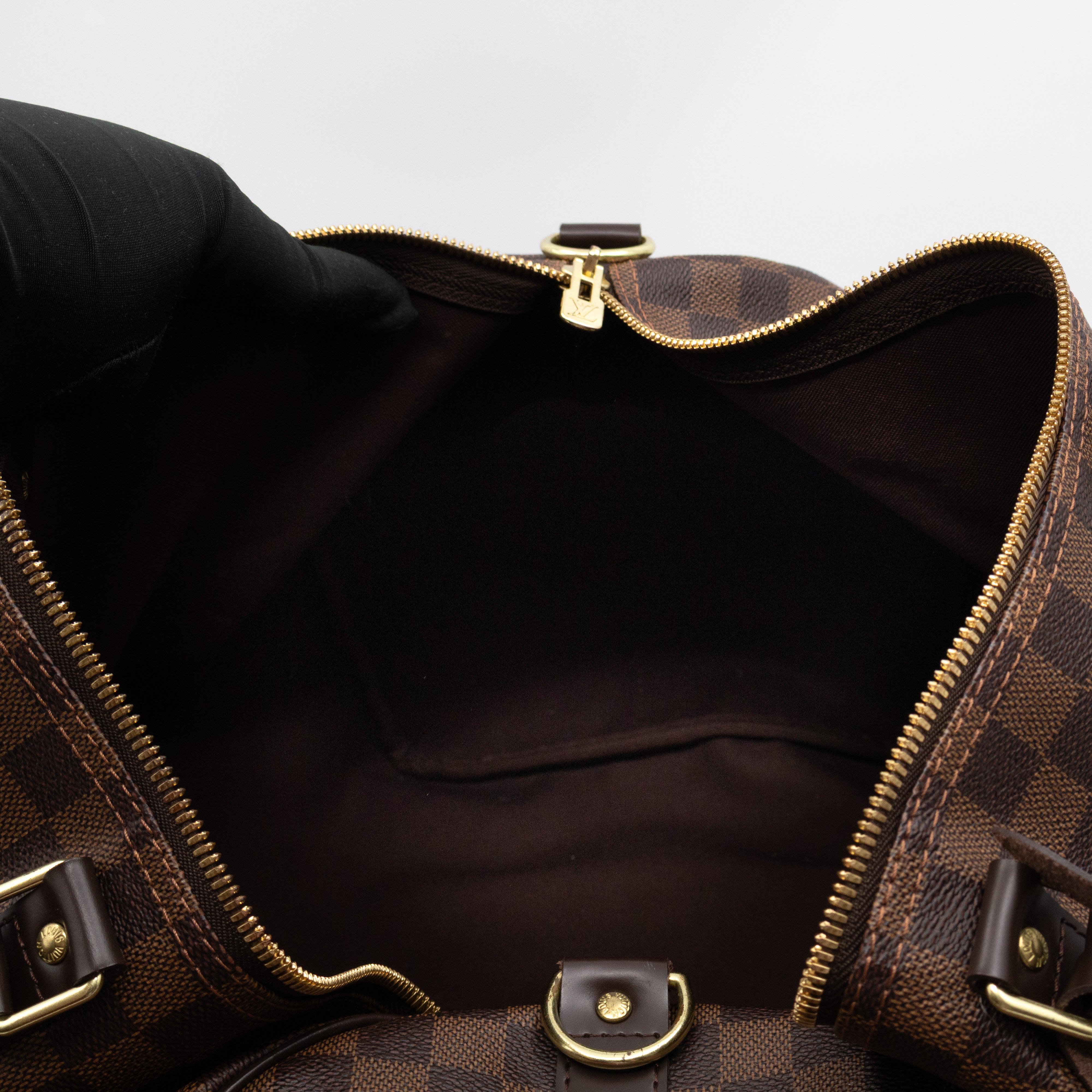 Keepall 55 Bandouliere Damier Ebene