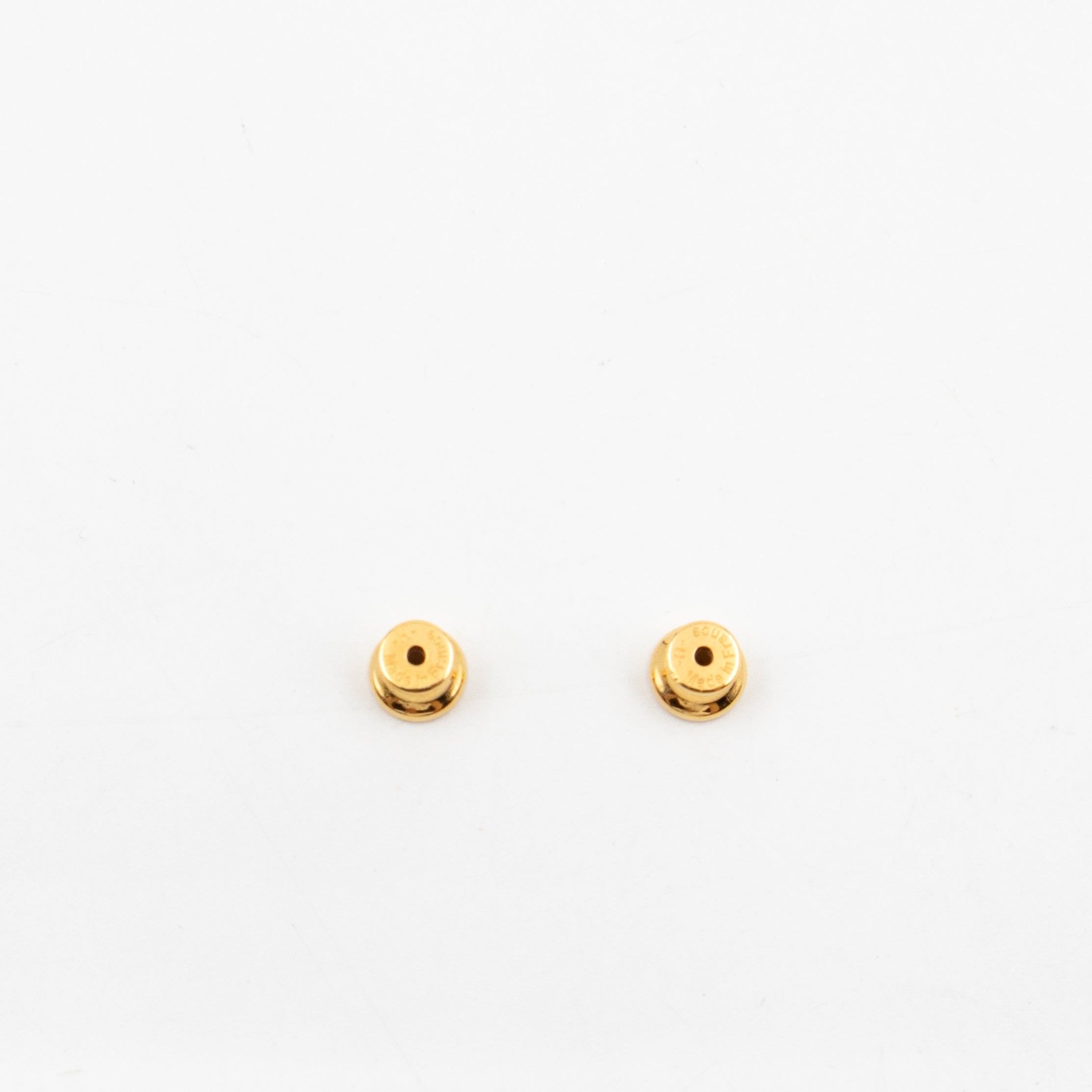 Mini Pop H Earrings Grey & Gold