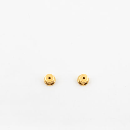 Mini Pop H Earrings Grey & Gold
