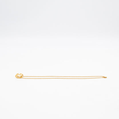 Pop H Pendant Necklace White Gold