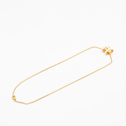 Pop H Pendant Necklace White Gold